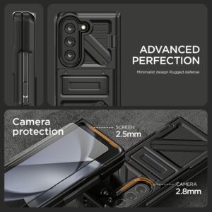 VRS รุ่น Terra Guard Ultimate Go - เคส Galaxy Z Fold 5 - สี Matte Black (แถมฟิล์มหน้าจอ)