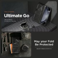 VRS รุ่น Terra Guard Ultimate Go - เคส Galaxy Z Fold 5 - สี Matte Black (แถมฟิล์มหน้าจอ)