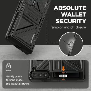 VRS รุ่น Terra Guard Ultimate Go - เคส Galaxy Z Fold 5 - สี Matte Black (แถมฟิล์มหน้าจอ)