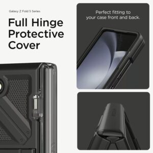 VRS รุ่น Terra Guard Ultimate Go - เคส Galaxy Z Fold 5 - สี Matte Black (แถมฟิล์มหน้าจอ)
