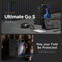 VRS รุ่น Terra Guard Ultimate Go S - เคส Galaxy Z Fold 5 - สี Matte Black (แถมฟิล์มหน้าจอ)