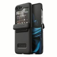 VRS รุ่น Terra Guard Modern - เคส Galaxy Z Flip 5 - สี Matte Black