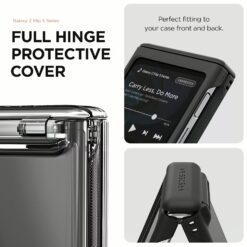 VRS รุ่น Terra Guard Modern - เคส Galaxy Z Flip 5 - สี Matte Black