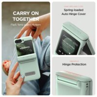 VRS รุน Terra Guard Modern - เคส Galaxy Z Flip 5 - สี Marine Green