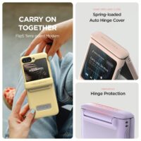 VRS รุน Terra Guard Modern - เคส Galaxy Z Flip 5 - สี Cream