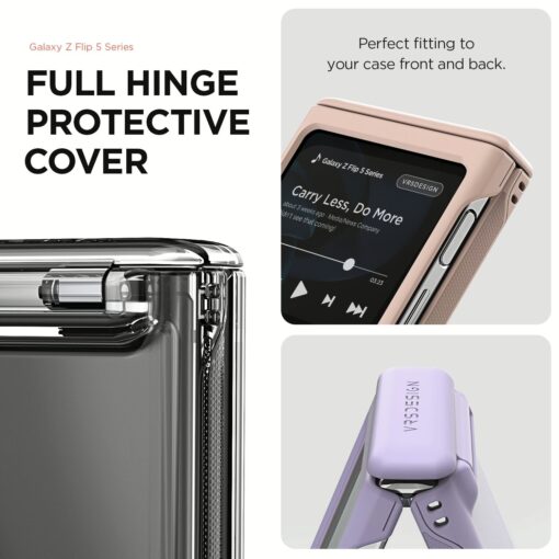 VRS รุน Terra Guard Modern - เคส Galaxy Z Flip 5 - สี Cream - Image 8