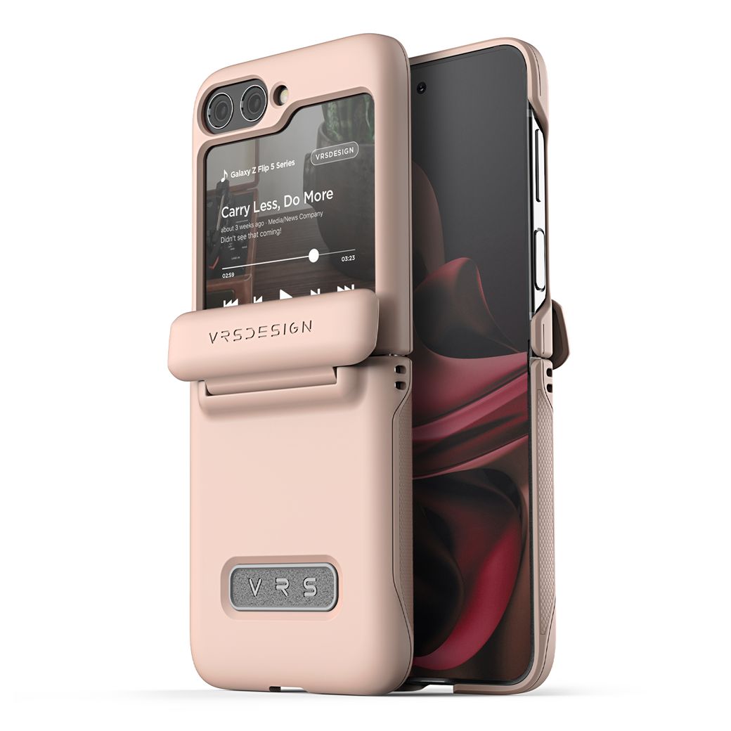 VRS รุน Terra Guard Modern - เคส Galaxy Z Flip 5 - สี Pink Sand