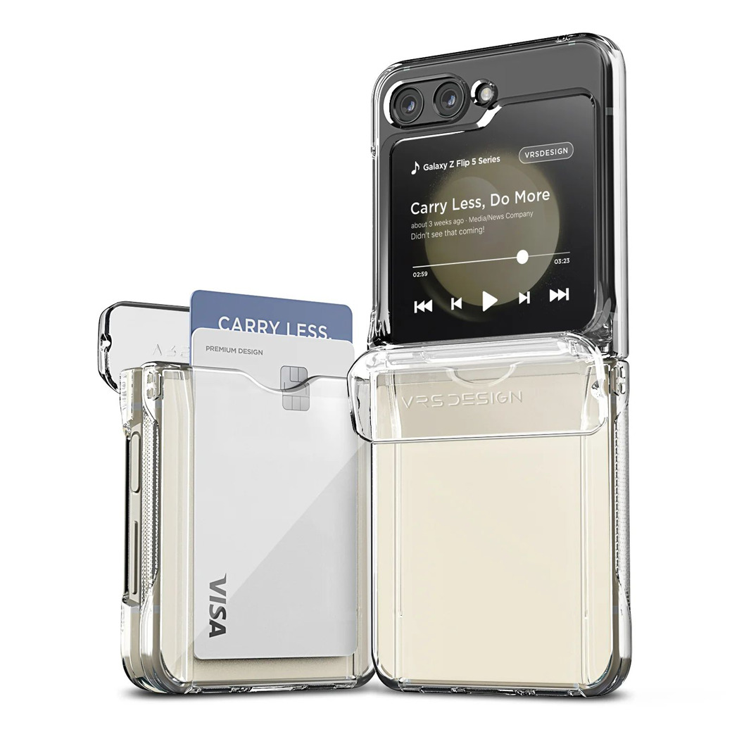 VRS รุ่น Terra Guard Modern Go - เคส Galaxy Z Flip 5 - สี Clear