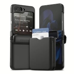 VRS รุ่น Terra Guard Modern Go - เคส Galaxy Z Flip 5 - สี Matte Black