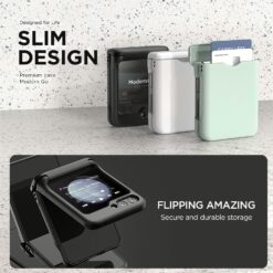 VRS รุ่น Terra Guard Modern Go - เคส Galaxy Z Flip 5 - สี Matte Black