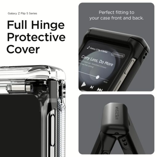 VRS รุ่น Terra Guard Modern Go - เคส Galaxy Z Flip 5 - สี Matte Black - Image 8