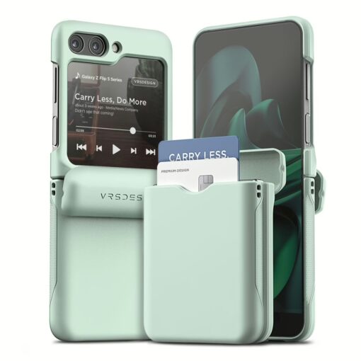 VRS รุ่น Terra Guard Modern Go - เคส Galaxy Z Flip 5 - สี Marine Green - Image 2