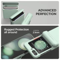 VRS รุ่น Terra Guard Modern Go - เคส Galaxy Z Flip 5 - สี Marine Green