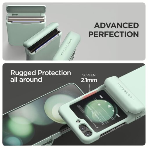 VRS รุ่น Terra Guard Modern Go - เคส Galaxy Z Flip 5 - สี Marine Green - Image 4