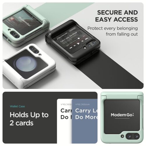 VRS รุ่น Terra Guard Modern Go - เคส Galaxy Z Flip 5 - สี Marine Green - Image 5
