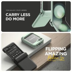 VRS รุ่น Terra Guard Modern Go - เคส Galaxy Z Flip 5 - สี Marine Green