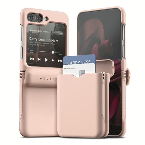 VRS รุ่น Terra Guard Modern Go - เคส Galaxy Z Flip 5 - สี Pink Sand - Image 2
