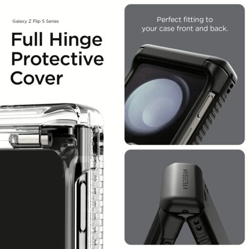 VRS รุ่น Terra Guard Active Go - เคส Galaxy Z Flip 5 - สี Matt Black - Image 8