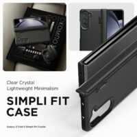 VRS รุ่น Simpli Fit - เคส Galaxy Z Fold 5 - สี Black (แถมฟิล์มหน้าจอ)