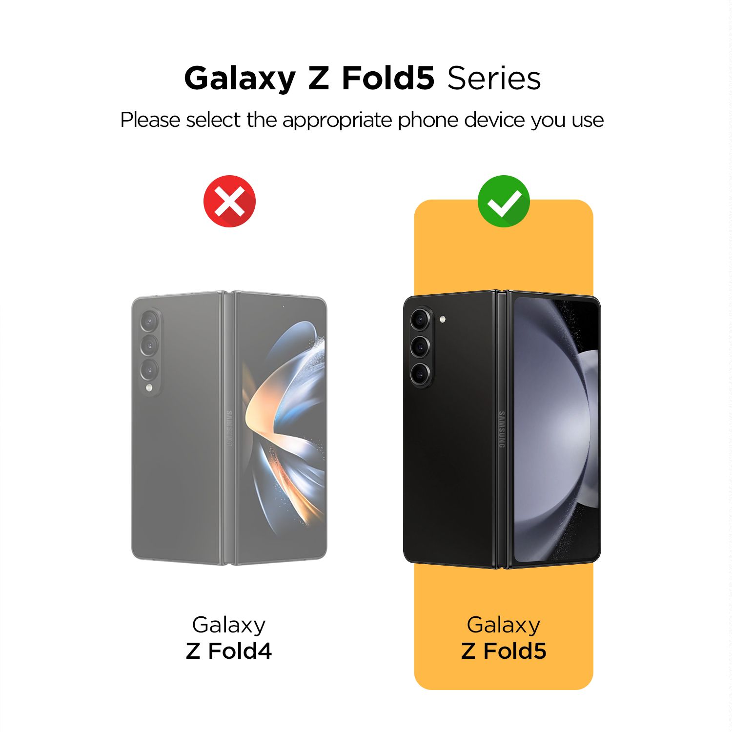 VRS รุ่น Simpli Fit S - เคส Galaxy Z Fold 5 - สี Black (แถมฟิล์มหน้าจอ)