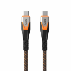 UAG รุ่น SRGE Ultra สายชาร์จไว 240W 20GBPS USB-C to USB-C 3.2 Cable ความยาว 0.75 เมตร - สี Black/Orange