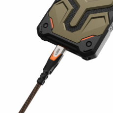 UAG รุ่น SRGE Ultra สายชาร์จไว 240W 20GBPS USB-C to USB-C 3.2 Cable ความยาว 0.75 เมตร - สี Black/Orange