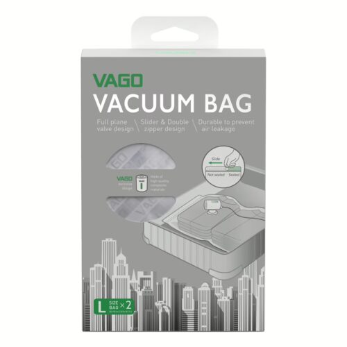 ถุงสูญญากาศ VAGO รุ่น Z Bag Set - Size L (แพ็ค2ถุง)
