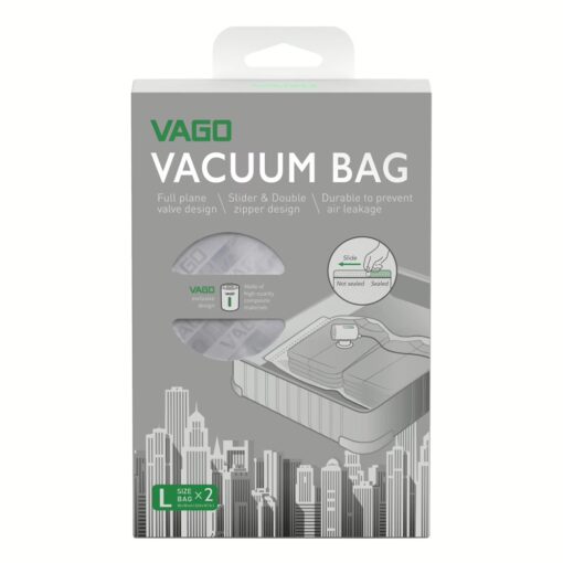 ถุงสูญญากาศ VAGO รุ่น Z Bag Set - Size L (แพ็ค2ถุง)