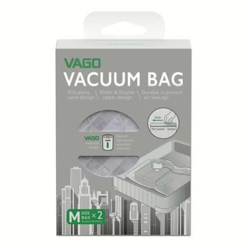 ถุงสูญญากาศ VAGO รุ่น Z Bag Set - Size M (แพ็ค2ถุง)