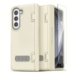 VRS รุ่น Terra Guard Modern - เคส Galaxy Z Fold 5 - สี Cream (แถมฟิล์มหน้าจอ)