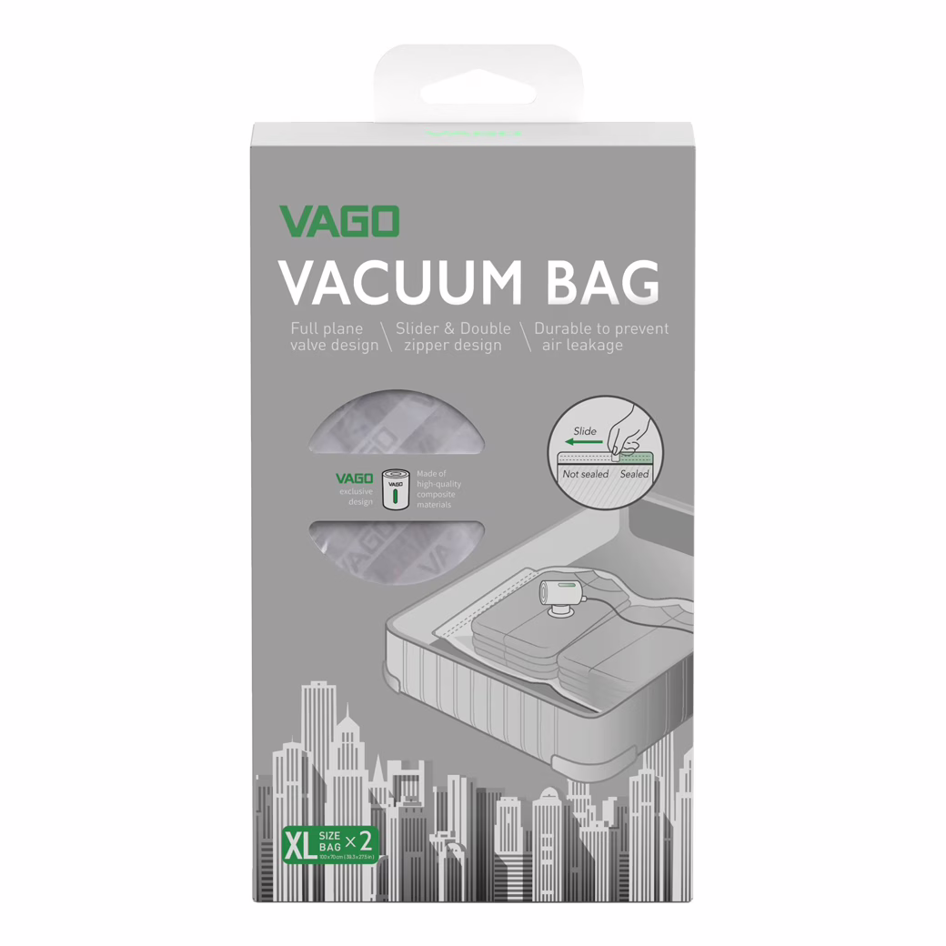 ถุงสูญญากาศ VAGO รุ่น Z Bag Set - Size XL (แพ็ค2ถุง)