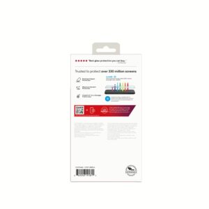 ZAGG รุ่น Glass Plus Vision Guard - ฟิล์มกระจก iPhone 15 Pro Max - สี Clear