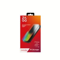 ZAGG รุ่น Glass Plus Vision Guard - ฟิล์มกระจก iPhone 15 Pro - สี Clear