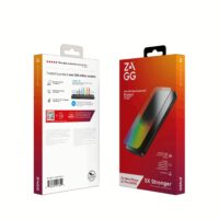 ZAGG รุ่น Glass Plus Vision Guard - ฟิล์มกระจก iPhone 15 Pro - สี Clear
