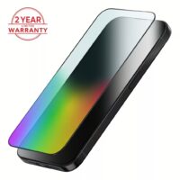 ZAGG รุ่น Glass Plus Vision Guard - ฟิล์มกระจก iPhone 15 Pro Max - สี Clear