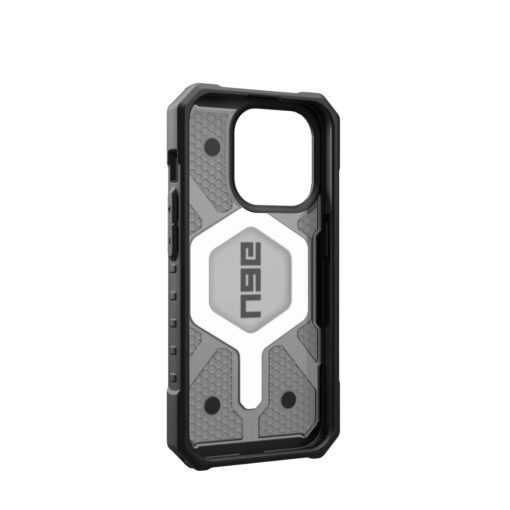 UAG รุ่น Pathfinder Clear MagSafe - เคส iPhone 15 Pro - สี Ash - Image 9