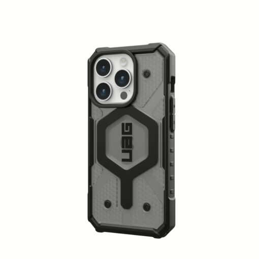 UAG รุ่น Pathfinder Clear MagSafe - เคส iPhone 15 Pro - สี Ash - Image 2