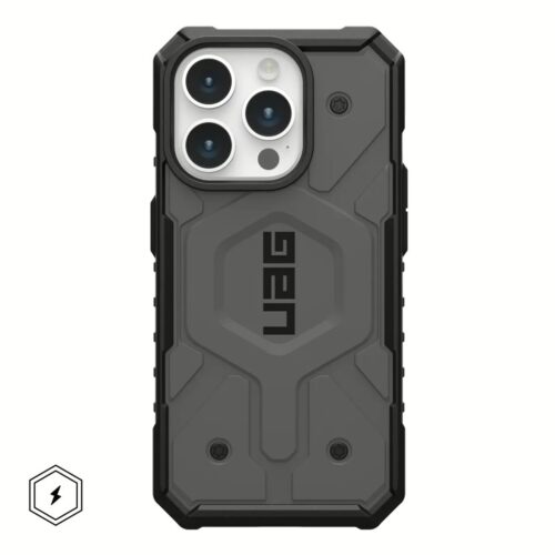 UAG รุ่น Pathfinder MagSafe - เคส iPhone 15 Pro - สี Silver