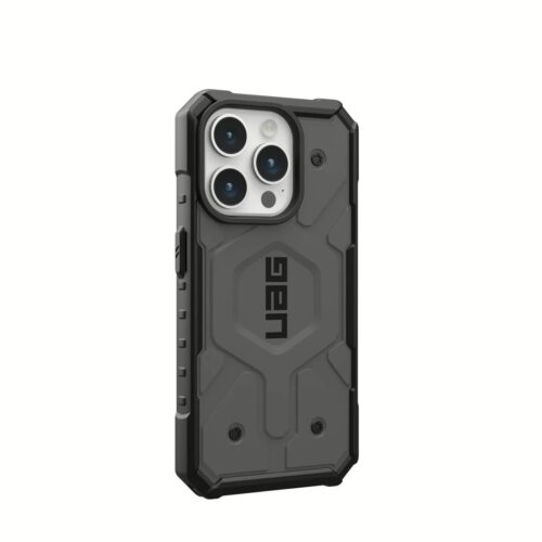 UAG รุ่น Pathfinder MagSafe - เคส iPhone 15 Pro - สี Silver - Image 3