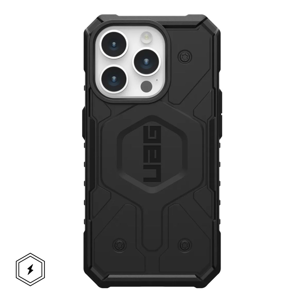 UAG รุ่น Pathfinder MagSafe - เคส iPhone 15 Pro - สี Black 1 UAG รุ่น Pathfinder MagSafe - เคส iPhone 15 Pro - สี Black