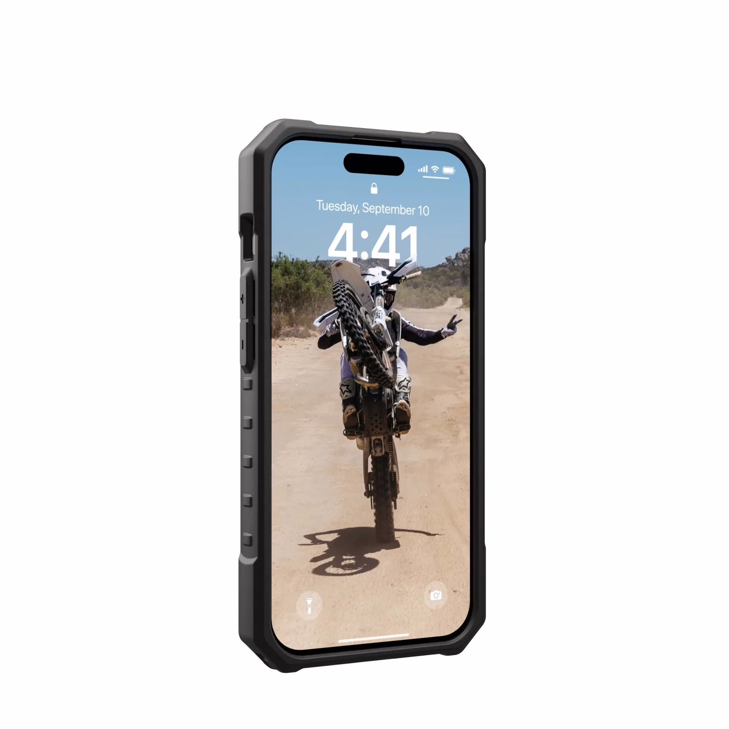 UAG รุ่น Pathfinder MagSafe - เคส iPhone 15 Pro - สี Black