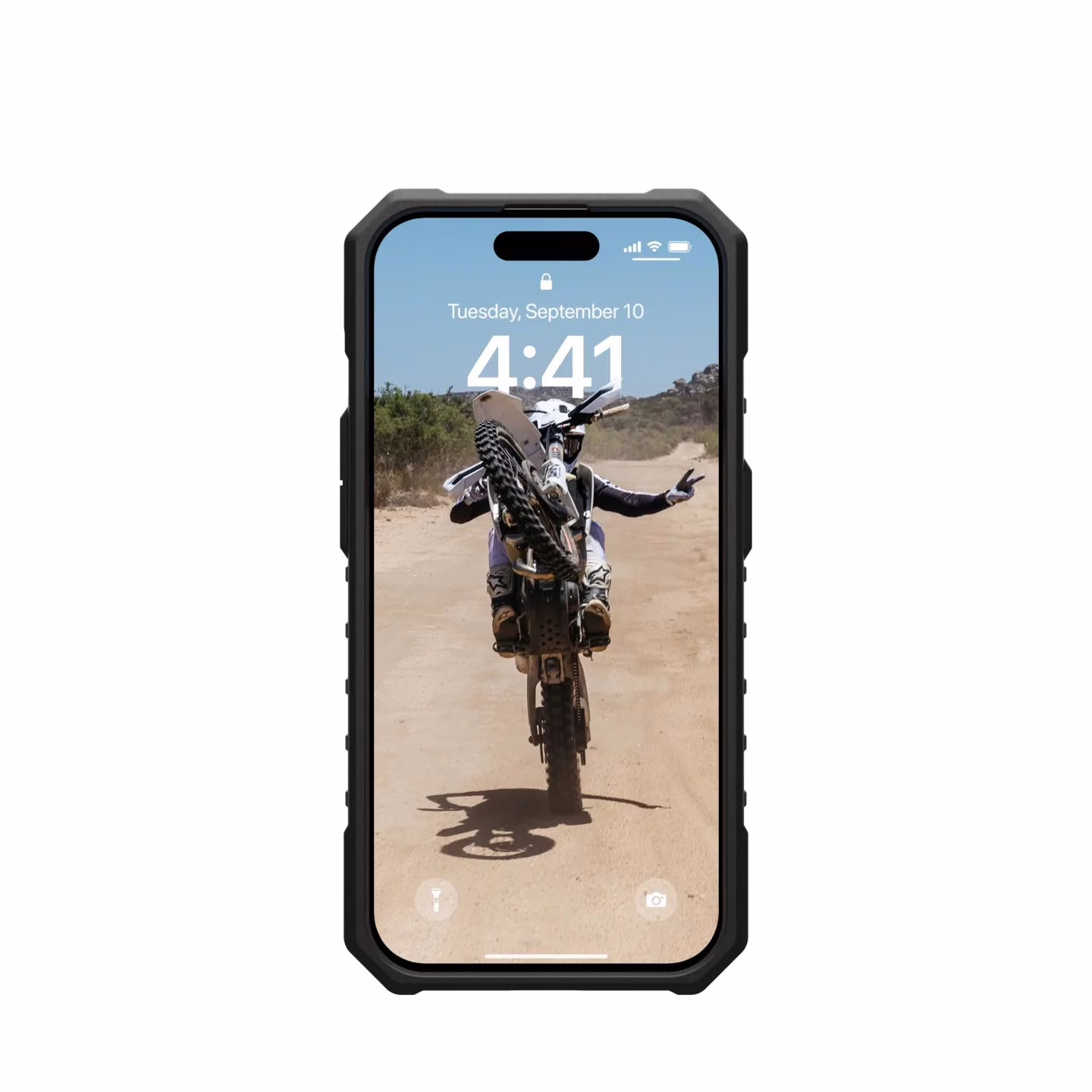 UAG รุ่น Pathfinder MagSafe - เคส iPhone 15 Pro - สี Black