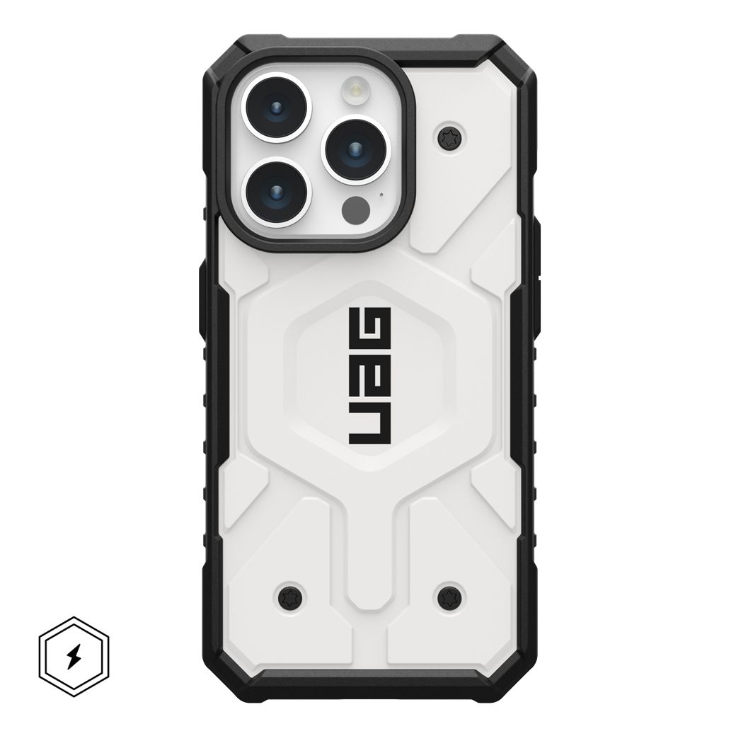 UAG รุ่น Pathfinder MagSafe - เคส iPhone 15 Pro - สี White