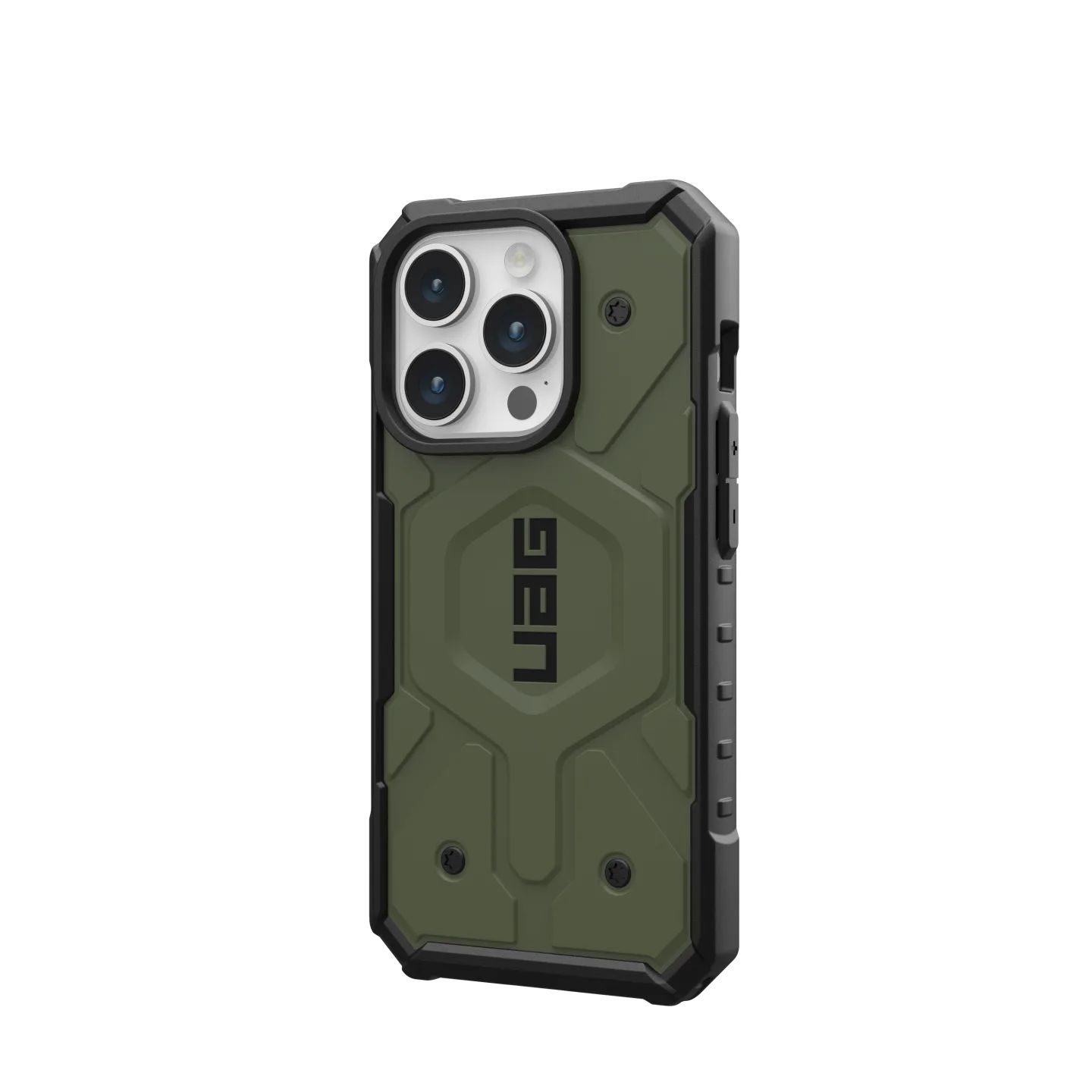 UAG รุ่น Pathfinder MagSafe - เคส iPhone 15 Pro - สี Olive Drab