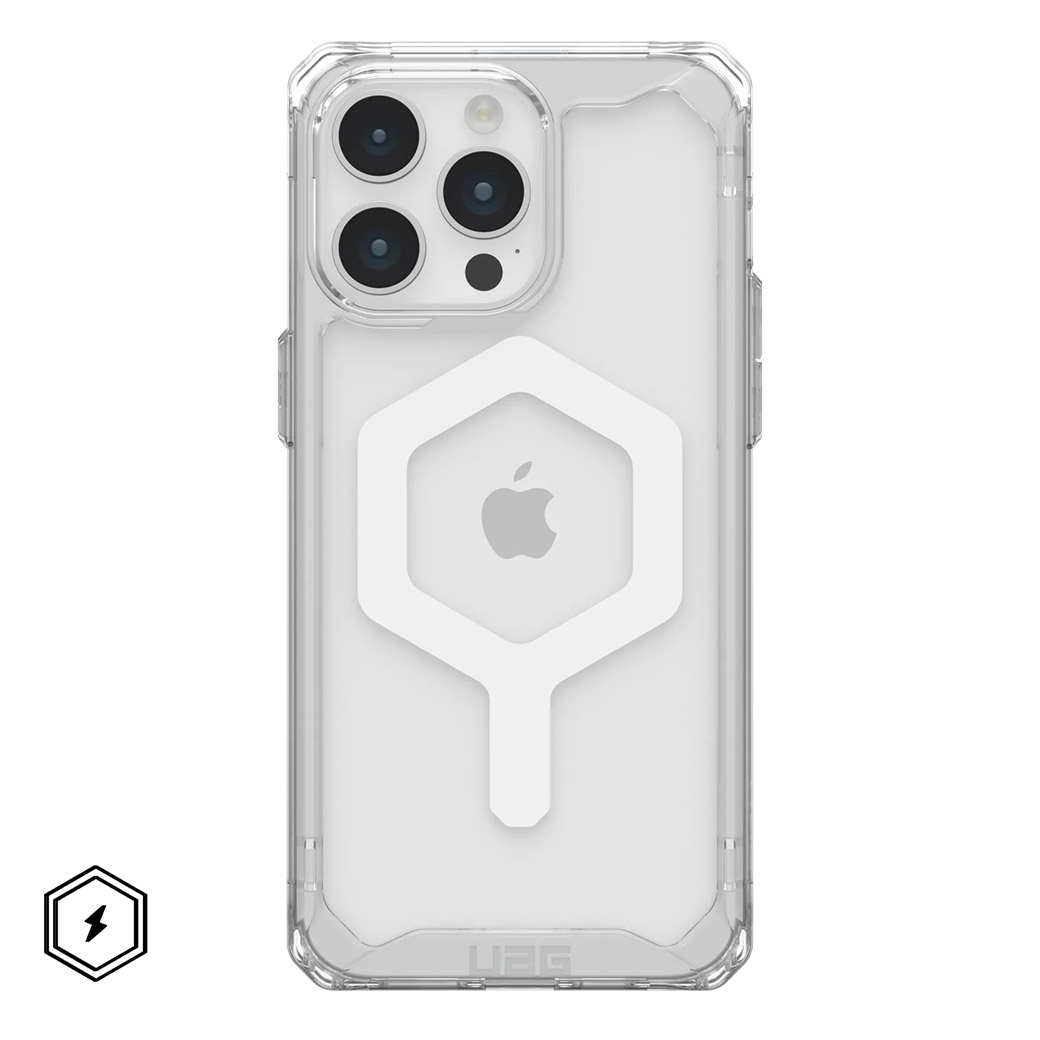 UAG รุ่น Plyo MagSafe - เคส iPhone 15 Pro - สี Ice/White