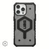 UAG รุ่น Pathfinder Clear MagSafe  - เคส iPhone 15 Pro Max - สี Ash