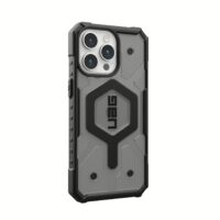 UAG รุ่น Pathfinder Clear MagSafe - เคส iPhone 15 Pro Max - สี Ash