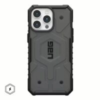 UAG รุ่น Pathfinder MagSafe - เคส iPhone 15 Pro Max - สี Silver