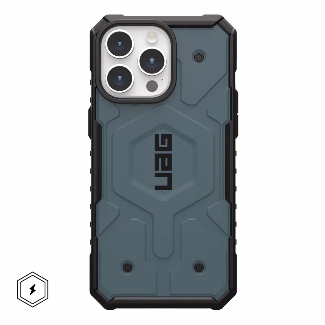 UAG รุ่น Pathfinder MagSafe - เคส iPhone 15 Pro Max - สี Cloud Blue