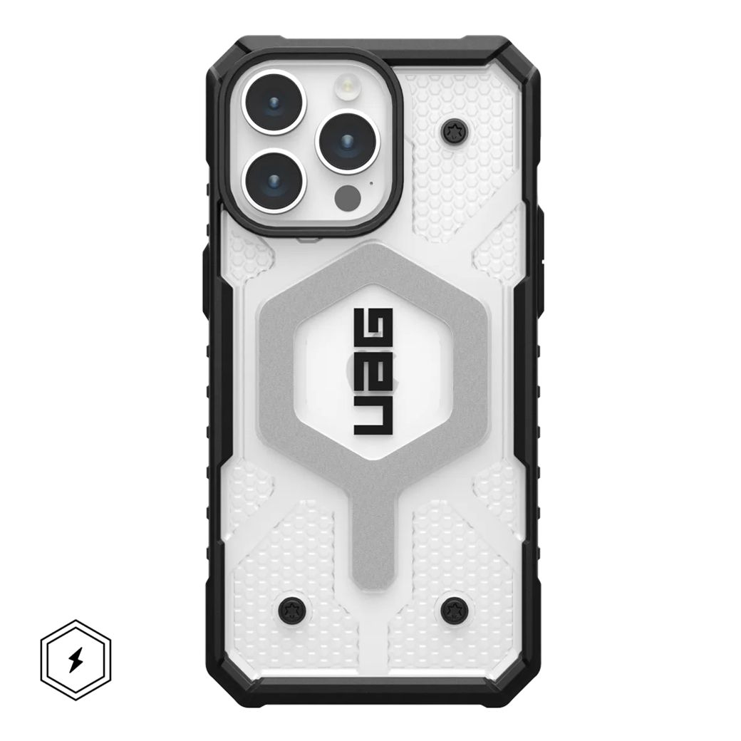 UAG รุ่น Pathfinder Clear MagSafe - เคส iPhone 15 Pro Max - สี Ice